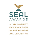 SEAL Awards logo with a gold seal silhouette and the text "Sustainability, Environmental Achievement and Leadership.